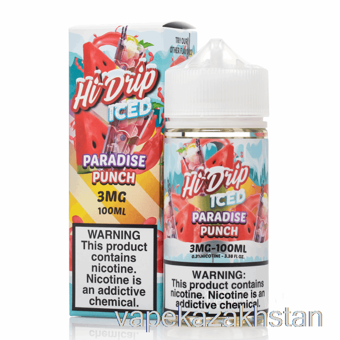 Vape Smoke ICED Paradise Punch - Hi-Drip E-Liquids - 100mL 6mg